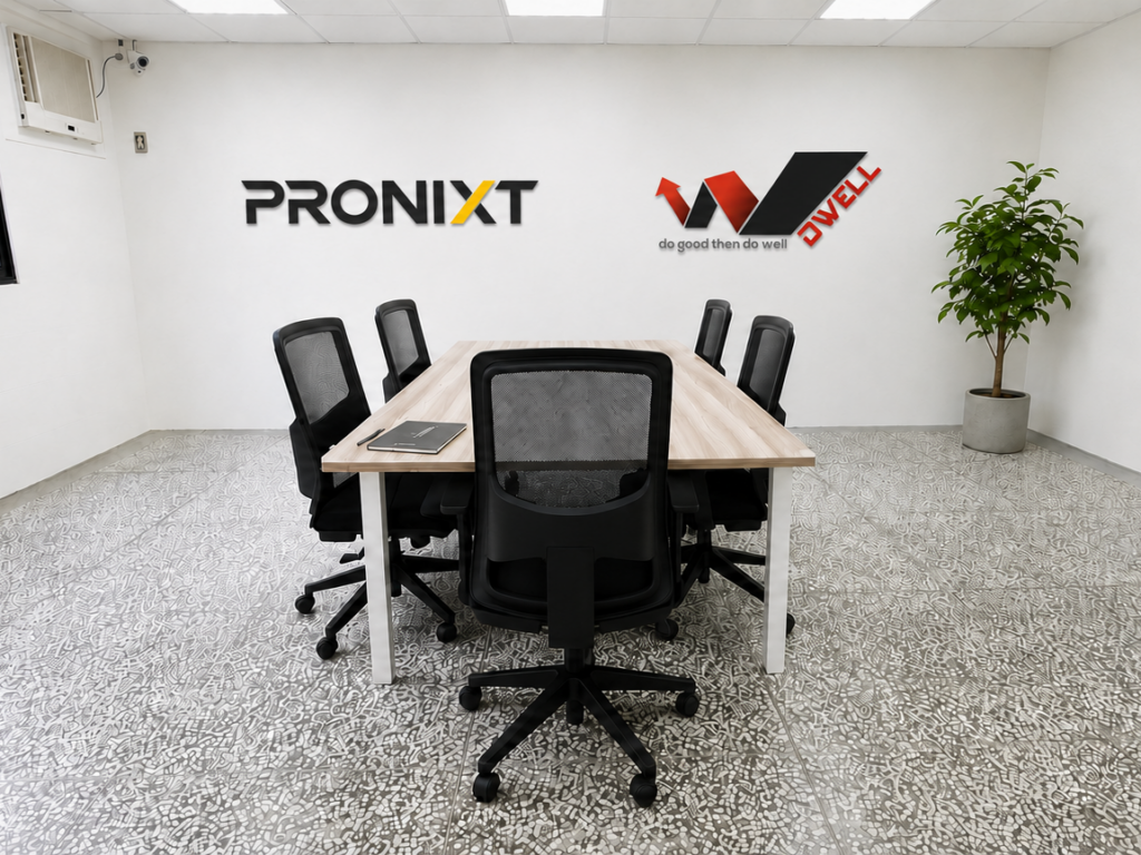 PRONIXT and D-Well meeting room for tooling project discussions