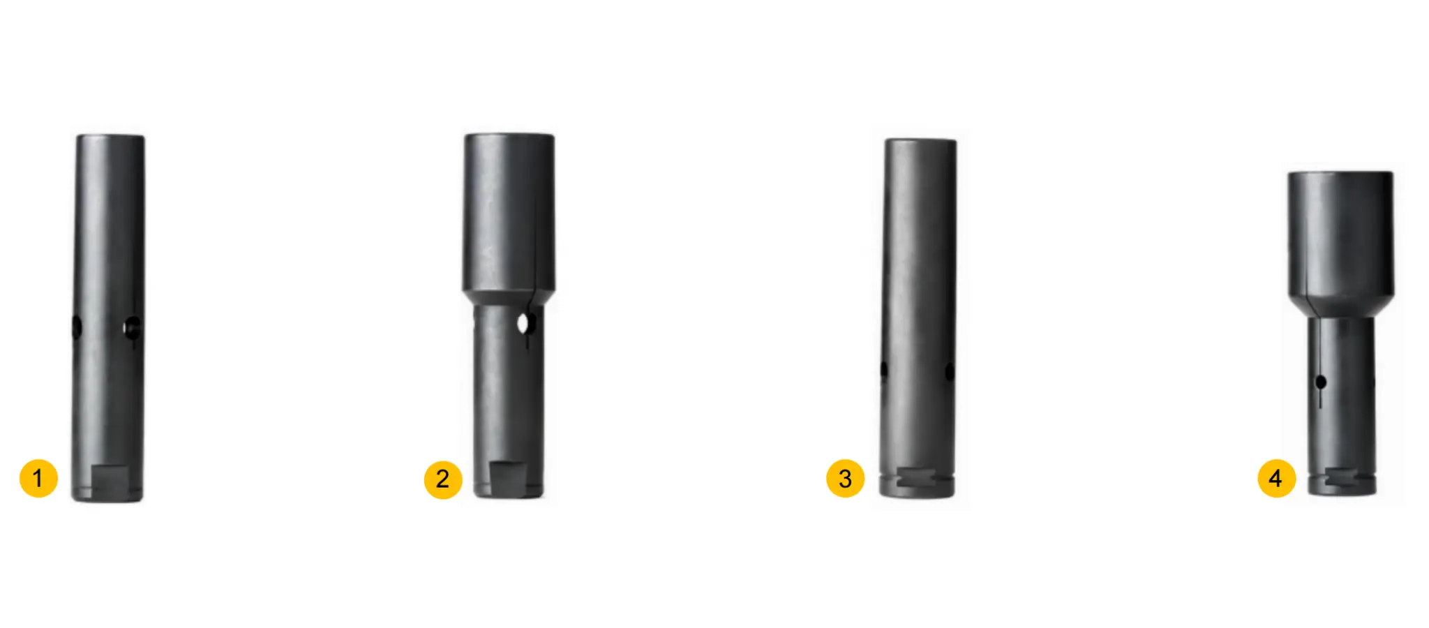 ALPS feeding collet models and dimensions